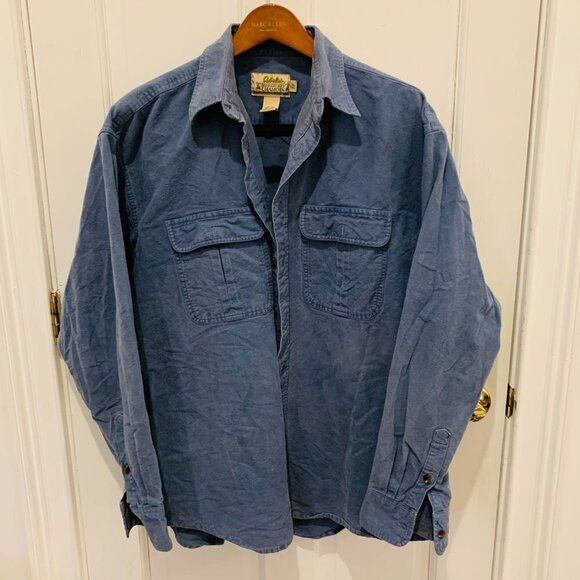 Cabela's Other - Vintage Cabela's Chamois Cloth Heavy Flannel Shirt USA XL Tall